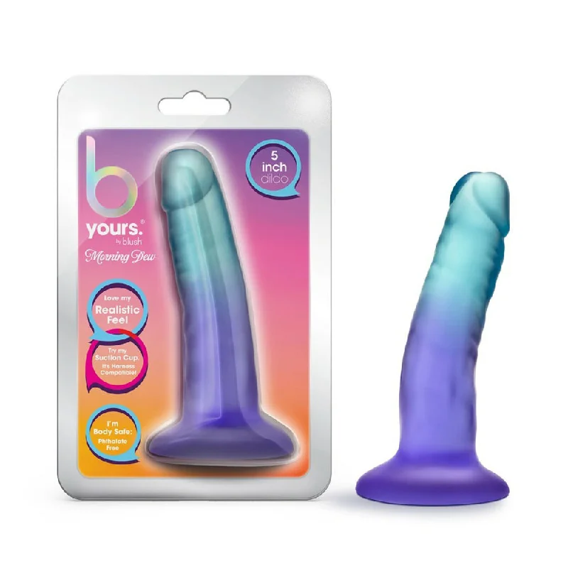 B Yours Morning Dew 5" Dildo Sapphire