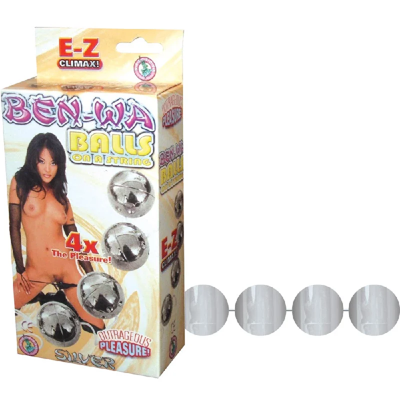 Ben Wa Balls On A String Silver