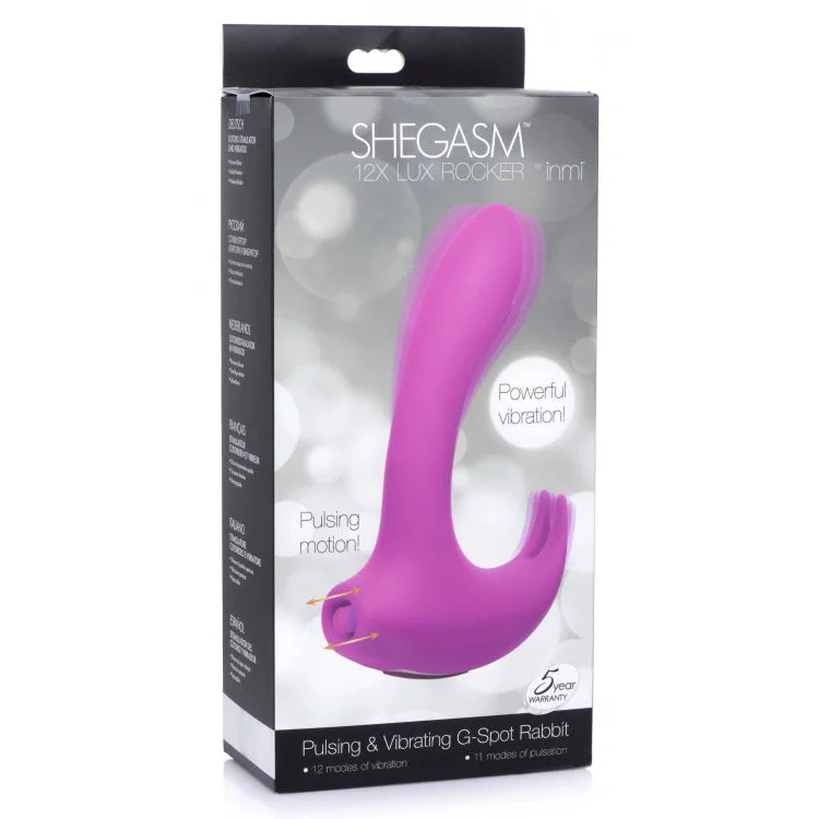 Inmi 12X Lux Rocker Pulsing And Vibrating G-Spot Rabbit