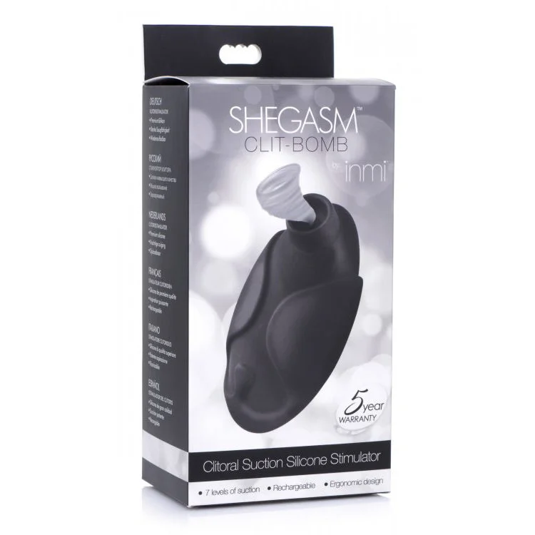 Inmi Shegasm Clit-Bomb Suction Clitoral Stimulator