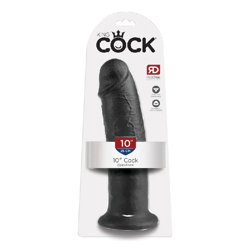 King Cock 10" Cock Black