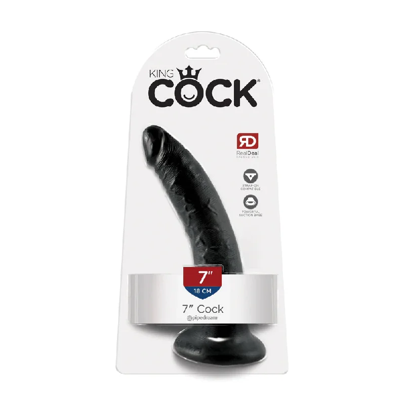 King Cock 7" Cock Black