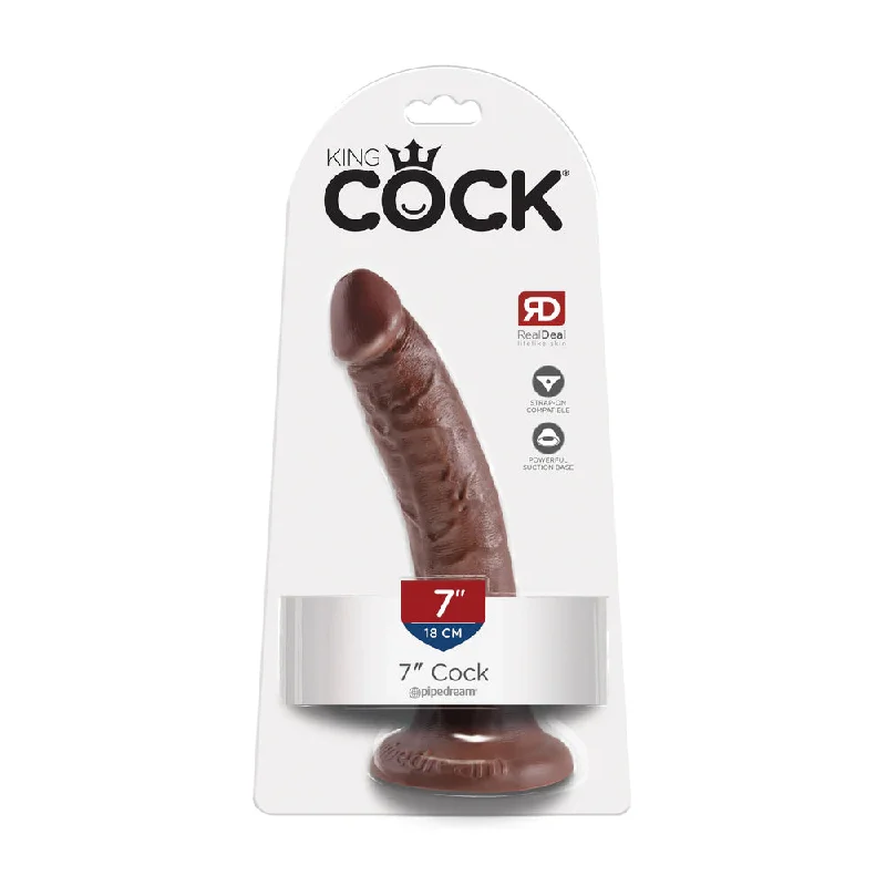 King Cock 7" Cock Brown