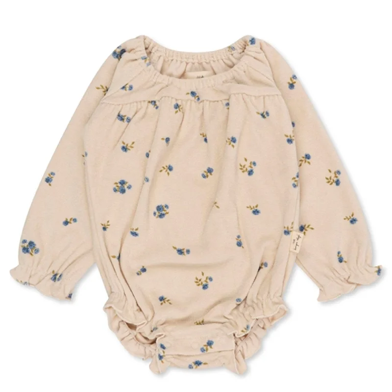 Konges Sløjd Bonderose Blue Itty Romper