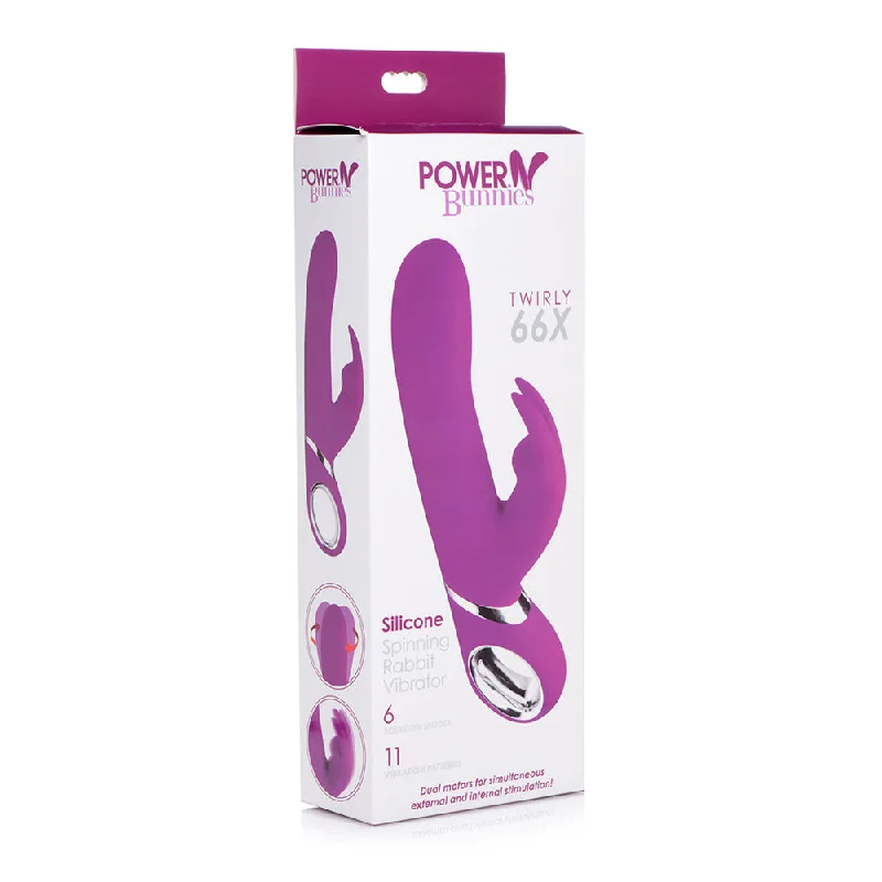 Power Bunnies Twirly Silicone Spinning Rabbit