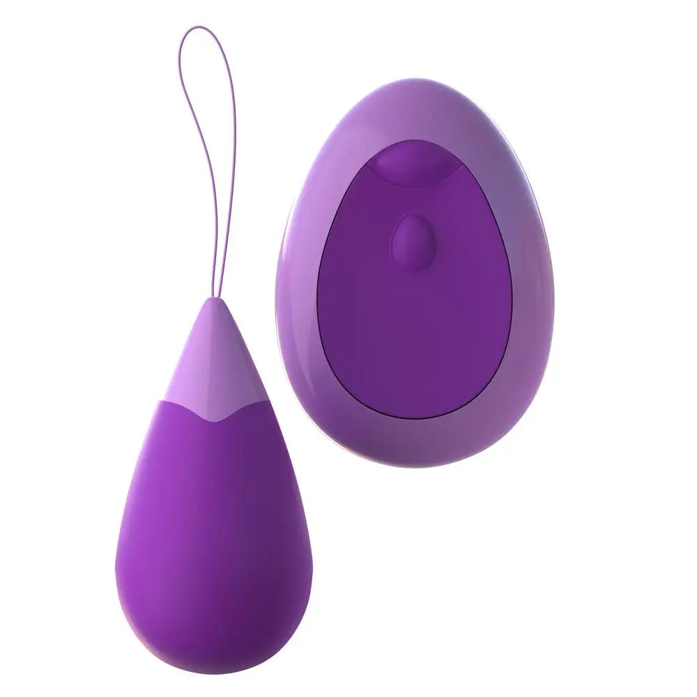 2.5-inch Pipedream Silione Purple Rechargeable Kegel Balls with Remote