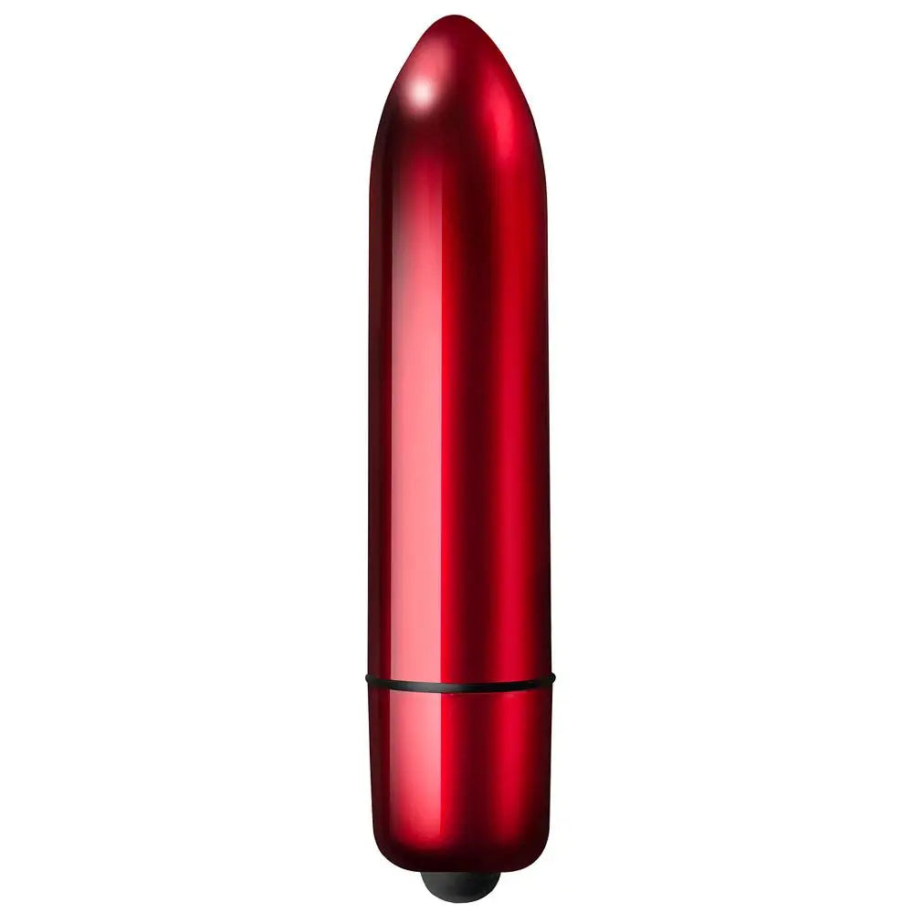 4.75-inch Rocks off Red 10-speed Waterproof Mini Bullet Vibrator