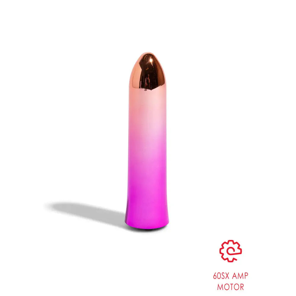 4-inch Nu Sensuelle Jelly Pink Rechargeable Mini Bullet Vibrator