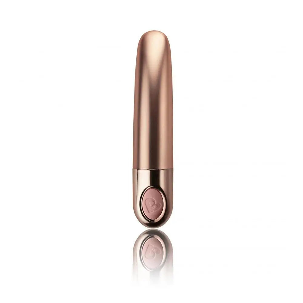 4-inch Rocks off Pink 10-functions Mini Bullet Vibrator