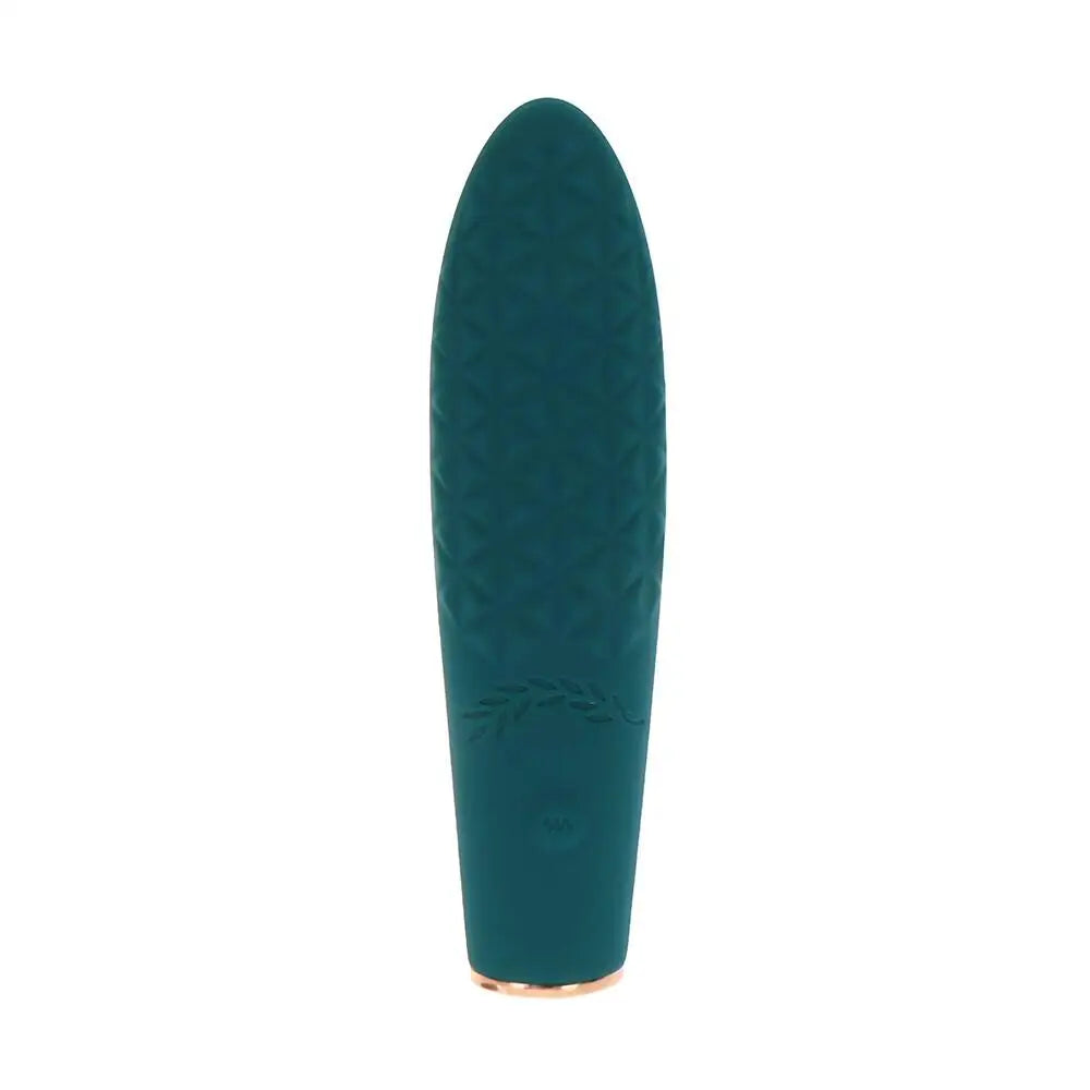 5.5-inch Toyjoy Silicone Green Rechargeable Waterproof Bullet Vibrator