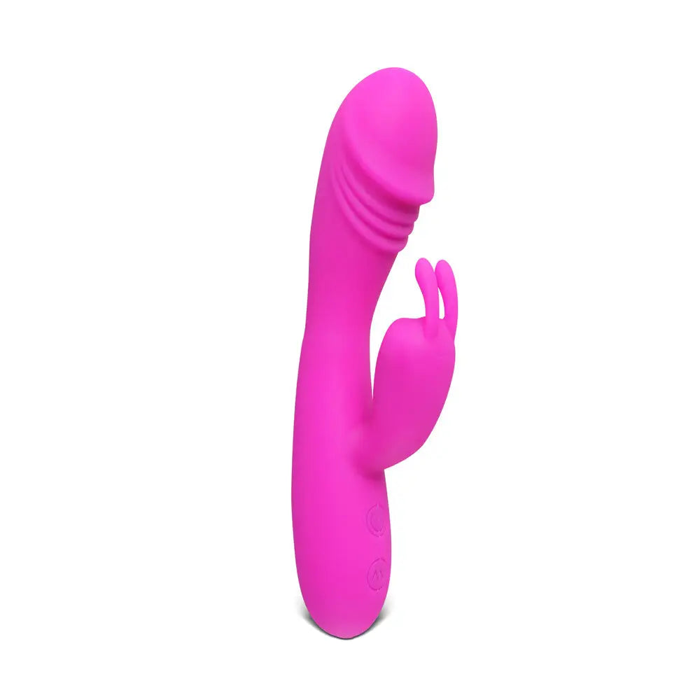 6.7-inch Silicone Purple Rechargeable 12 Speed Rabbit Vibrator