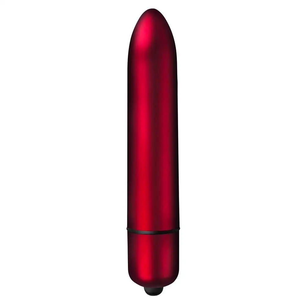 6.75-inch Rocks off Red 10-speed Waterproof Bullet Vibrator