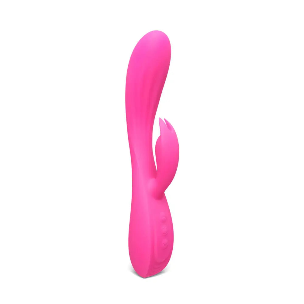 8.7-inch Silicone Pink Multi Speed Rechargeable Rabbit Vibrator