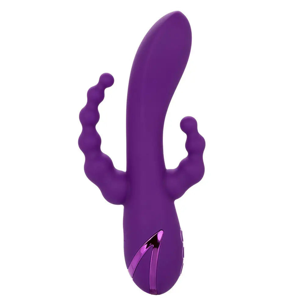 8-inch California Exotic Silicone Purple Rechargeable G-spot Vibrator