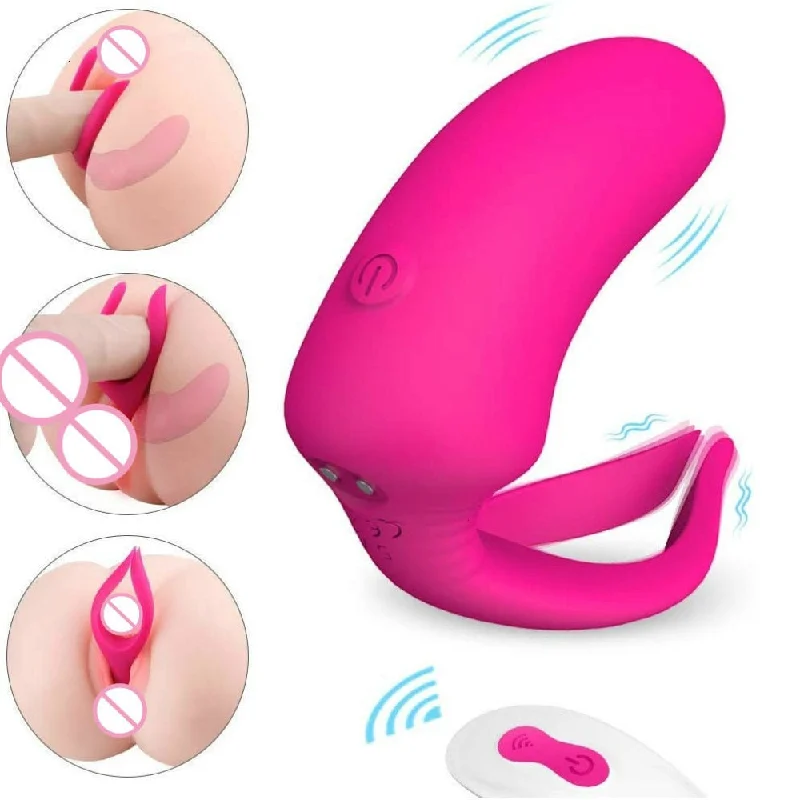 9 Speed Silicone Waterproof Rechargeable Clitoris Vagina Penis Stimulator Massager for Men Women Couples