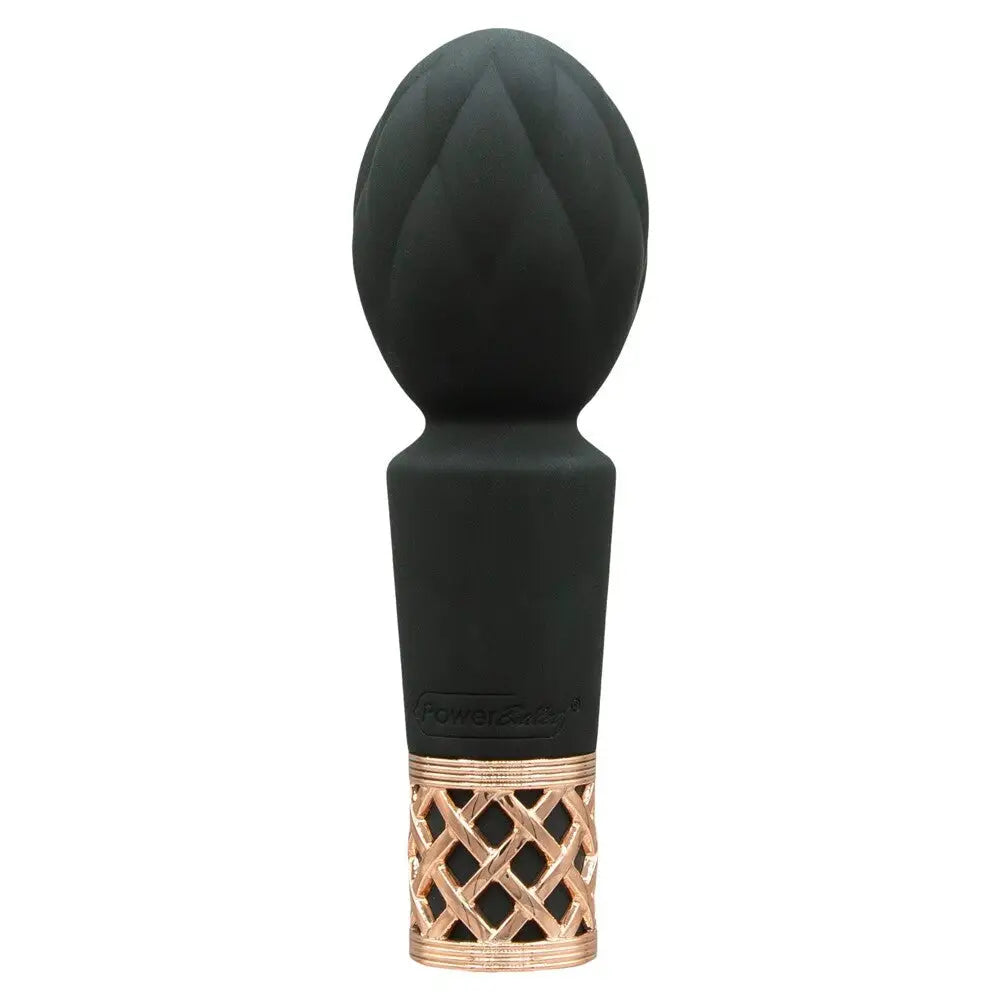 Bms Enterprises Silicone Black Rechargeable Mini Wand Massager