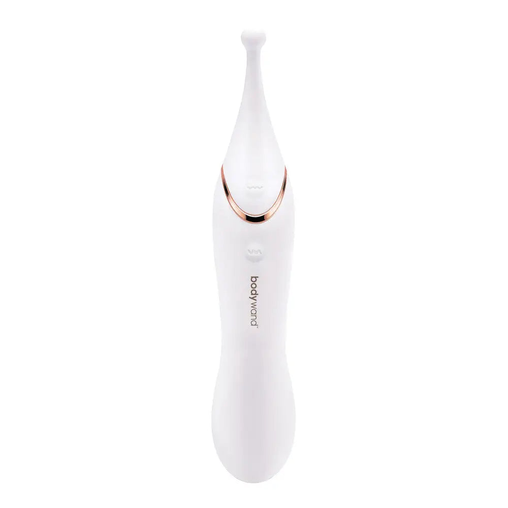 Bodywand Silicone While Dual Rechargeable Clit Stimulator