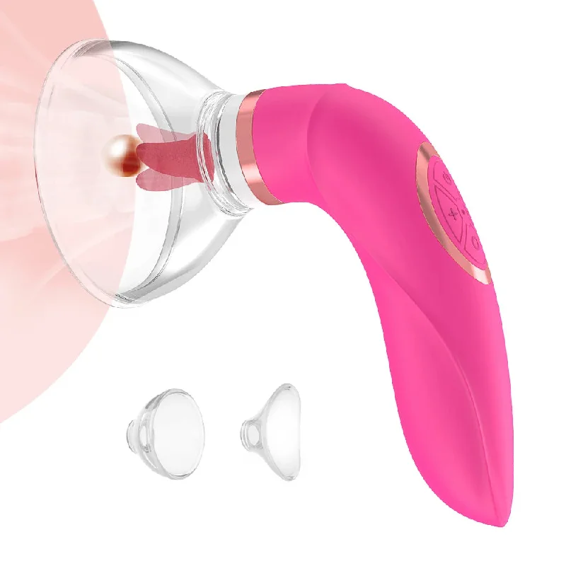 Clit Sucker Nipple Sucking Vibrator Tongue Licking Toy