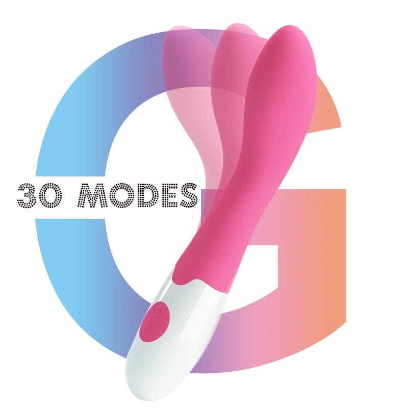 30-Speed Silicone G Spot Vibrator for Women