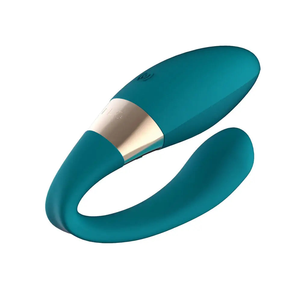 Lelo Silicone Blue Rechargeable Bendable Clitoral Vibrator with Remote