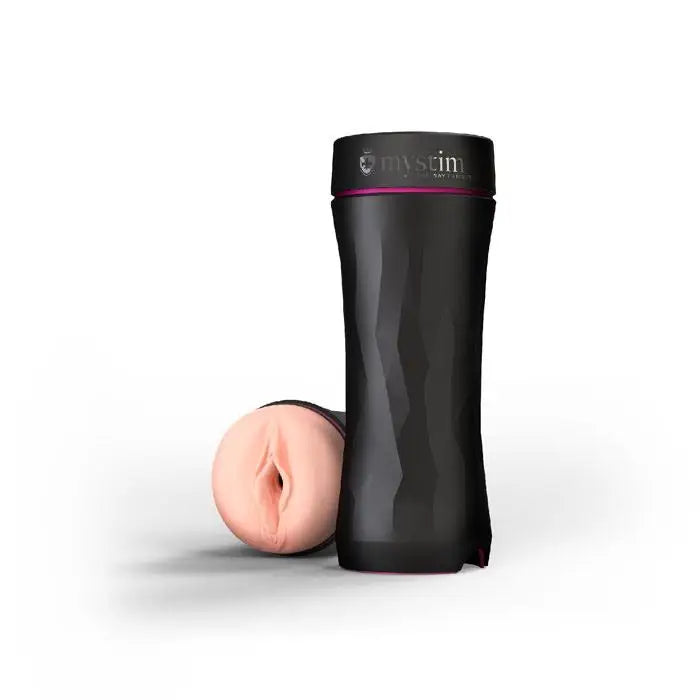 Mystim Opus e Flesh Pink Vagina Masturbator with Remote