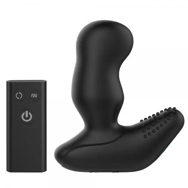 Nexus Silicone Black Rechargeable Vibrating Prostate Massager with Remote