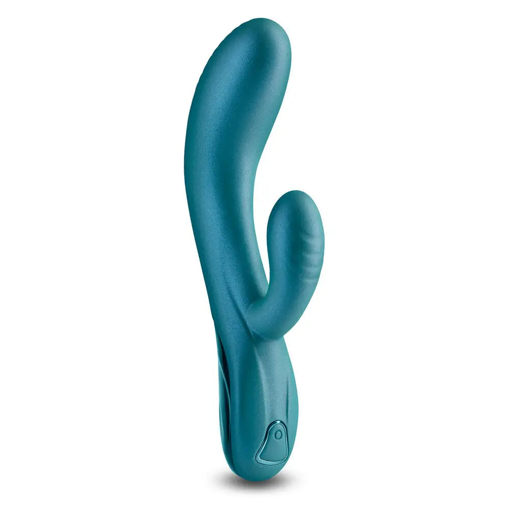 Ns Novelties Silicone Green Rechargeable Rabbit Vibrator