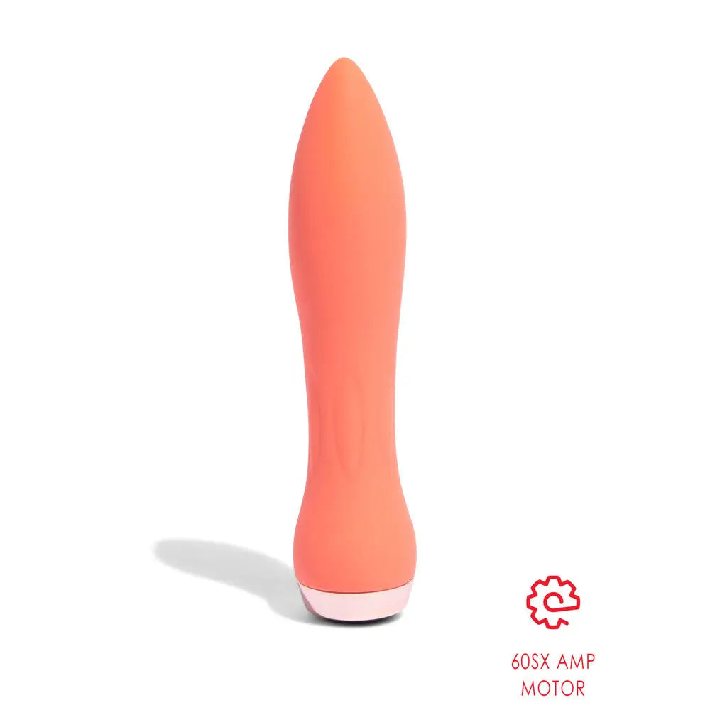 Nu Sensuelle Silicone Orange Rechargeable Mini Bullet Vibrator