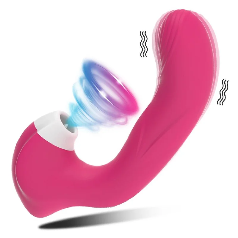 Powerful Clit Sucking Licking Vibrators for Women G Spot Oral Clitoris Sucker Rechargeable Dildo Toys