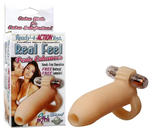 Silky Magic Penis Enhancer with Clitoral Vibe for Extra Fun