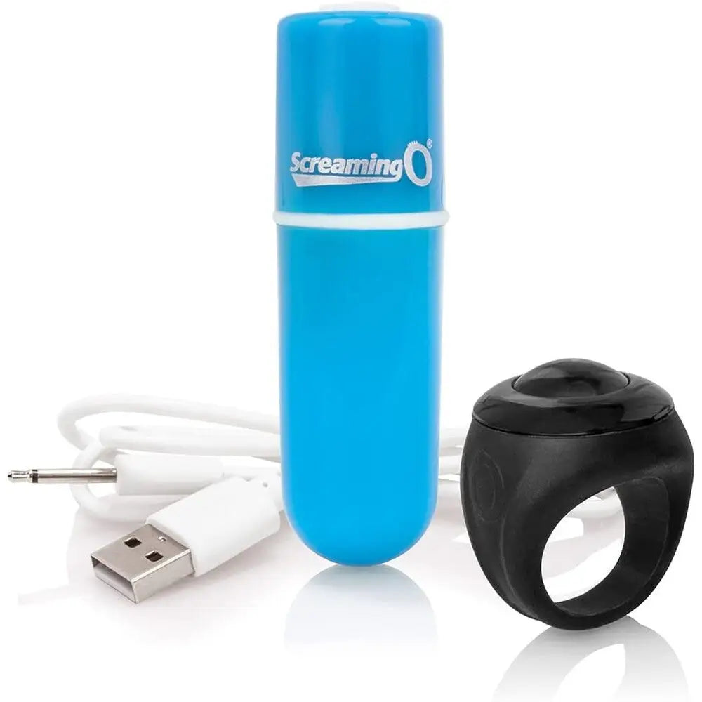 Screaming o Rechargeable Multi Speed Bullet Vibrator with Remote