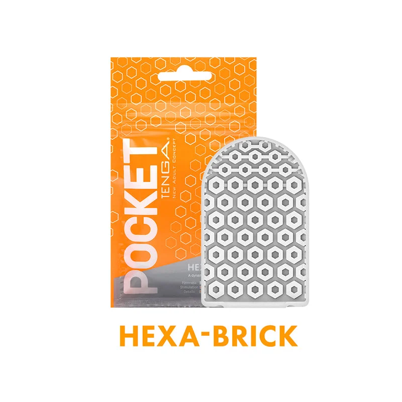 Tenga Pocket Masturbator Sleeve Hexa Brick