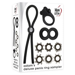 Adam's Deluxe Penis Ring Sampler by Adam & Eve