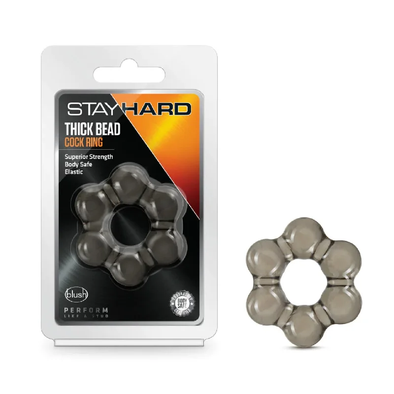 Stay Hard Thick Beaded Cock Ring by Blush Novelties