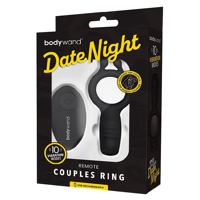 Bodywand Date Night Couples Ring Black