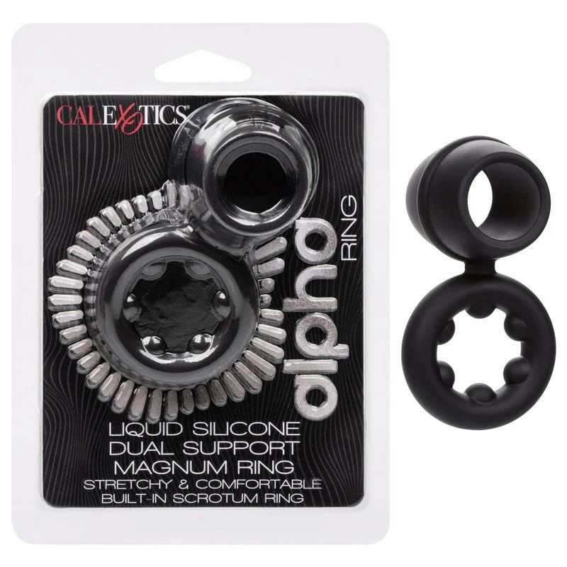 Alpha Liquid Silicone Dual Support Magnum Cock Ring by Cal Exotics