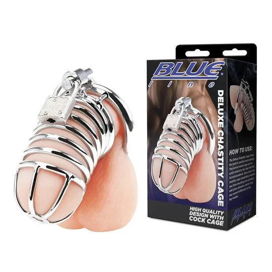 Deluxe Chastity Cock Cage by Blue Line