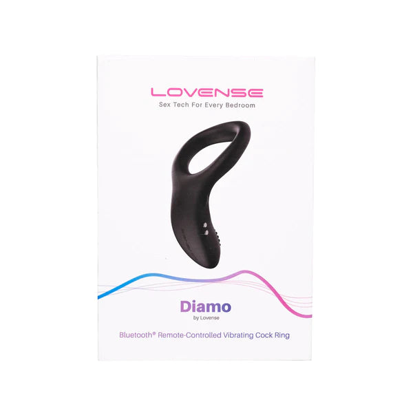 Diamo Interactive Couples Vibrating Cock Ring by Lovense