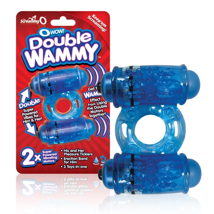 Double Wammy Vibrating Cock Ring by Screaming O