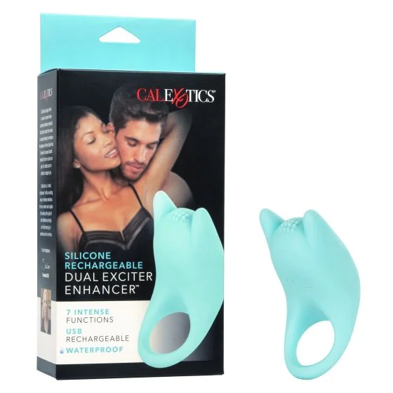 Dual Exciter Enhancer Vibrating Cock Ring by Cal Exotics