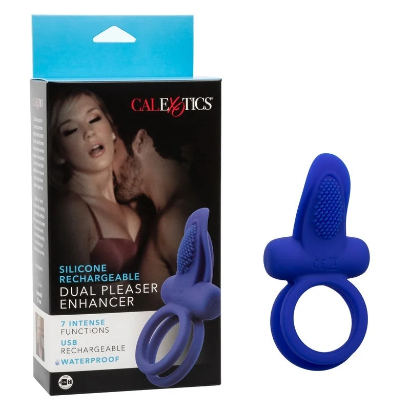 Dual Pleasure Enhancer Vibrating Cock Ring by Cal Exotics