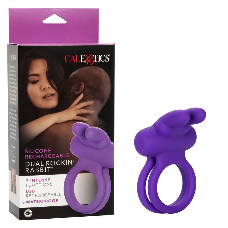 Dual Rocking Rabbit® Vibrating Cock Ring by Cal Exotics