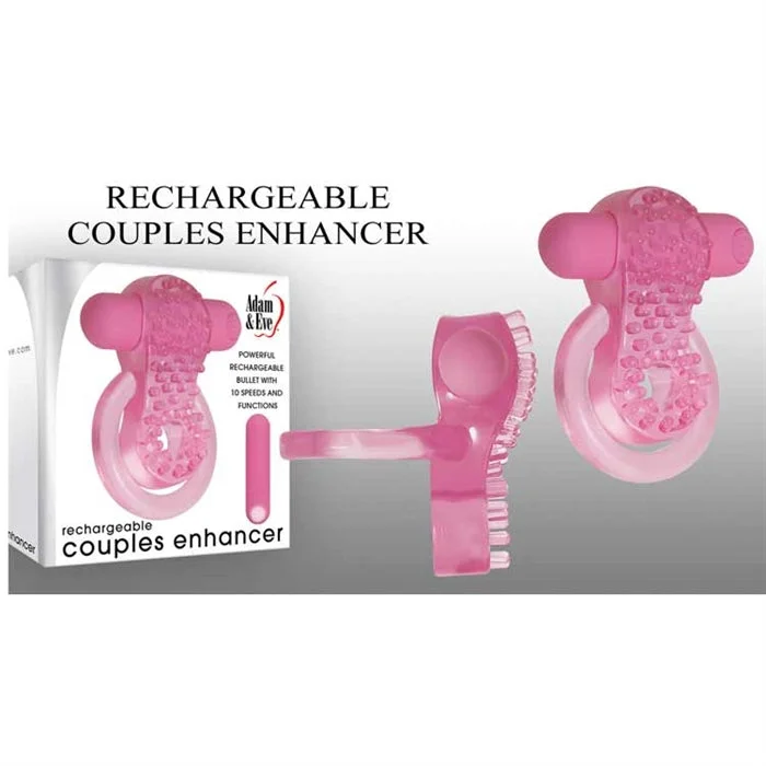 Rechargeable Couples Enhancer Vibrating Cock Ring by Adam & Eve