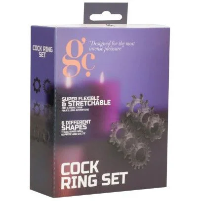 GC Cock Ring Set 6pc by Shots