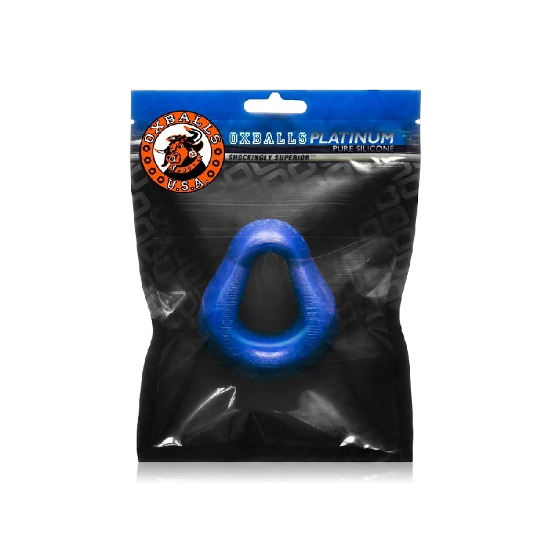 Hung Padded Cockring Oxballs - Blue Balls