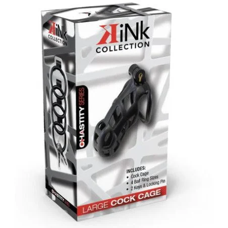 Kink Locking Cock Chastity Cage Large by Kink Collection