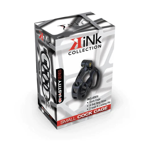 Kink Locking Cock Chastity Cage Small by Kink Collection