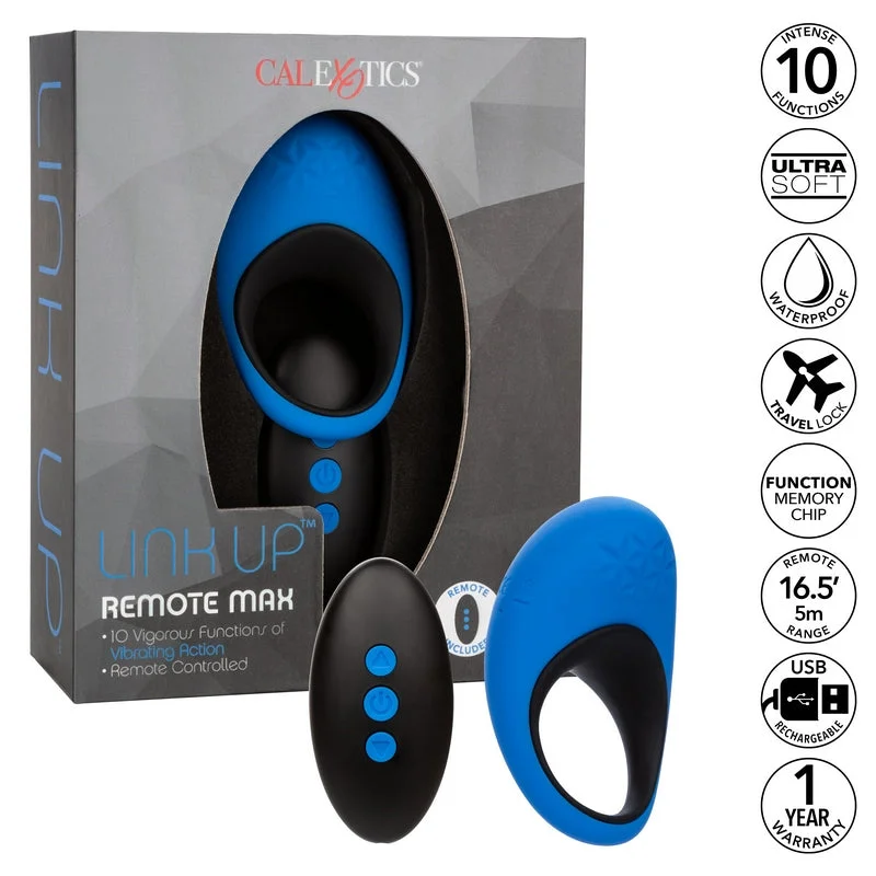 Link Up Max Remote Control Vibrating Cock Ring by Cal Exotics