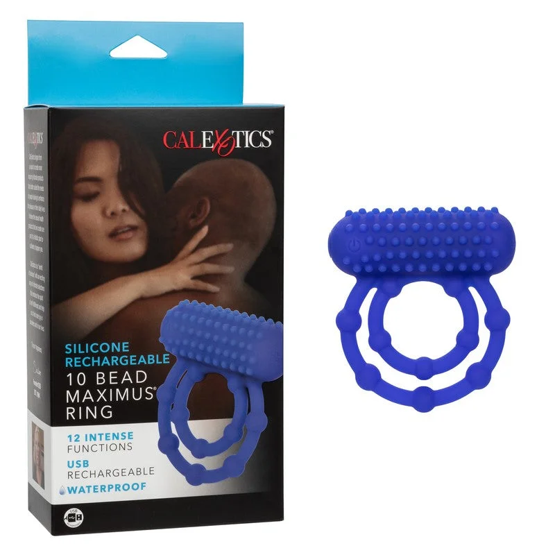 Maximus 10 Beaded Vibrating Cock Ring by Cal Exotics