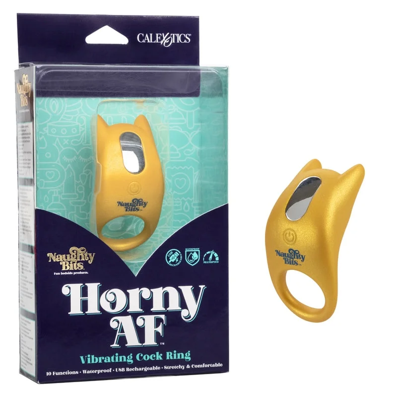 Naughty Bits™ Horny AF Vibrating Cock Ring by Cal Exotics